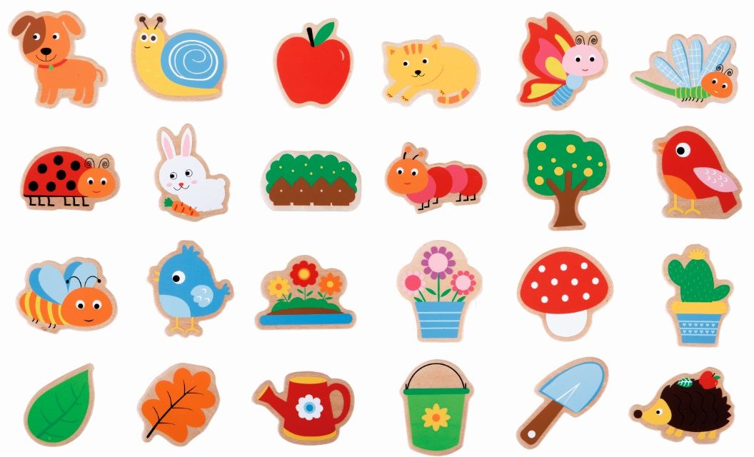 Spielba Garden Magnets, 24 pieces