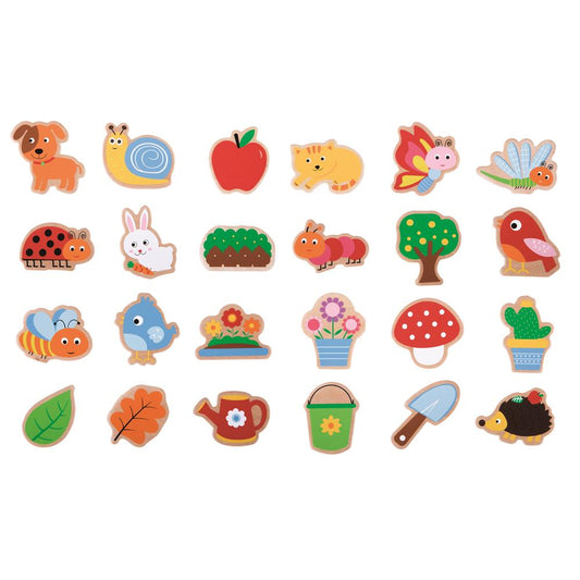 Spielba Garden Magnets, 24 pieces