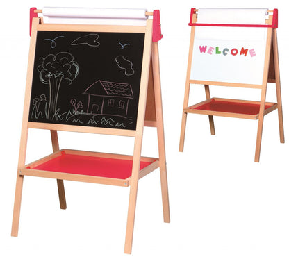 Spielba magnetic board with paper + chalk