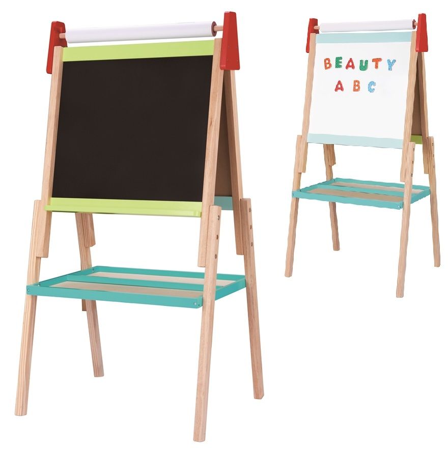 Playba standing board with paper roll + chalk