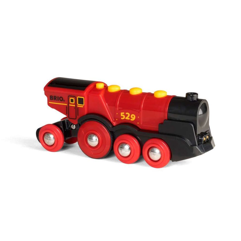 Locomotive d'action rouge puissante BRIO