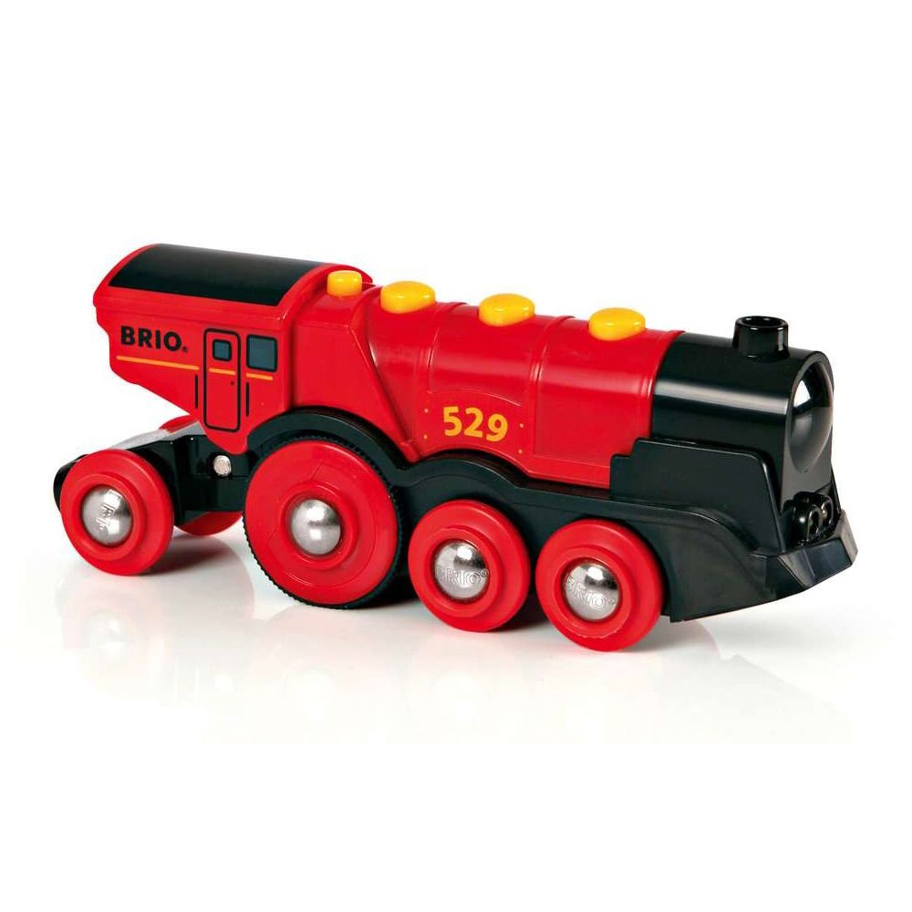 Locomotive d'action rouge puissante BRIO