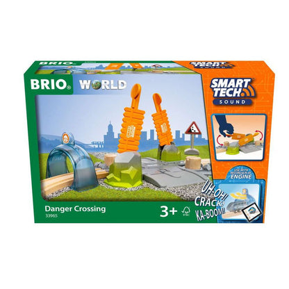 BRIO World Smart Tech Sound Smart Tech Sound Abenteuer-Bahnübergang