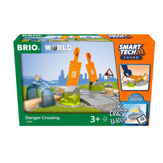 BRIO World Smart Tech Sound Smart Tech Sound Abenteuer-Bahnübergang