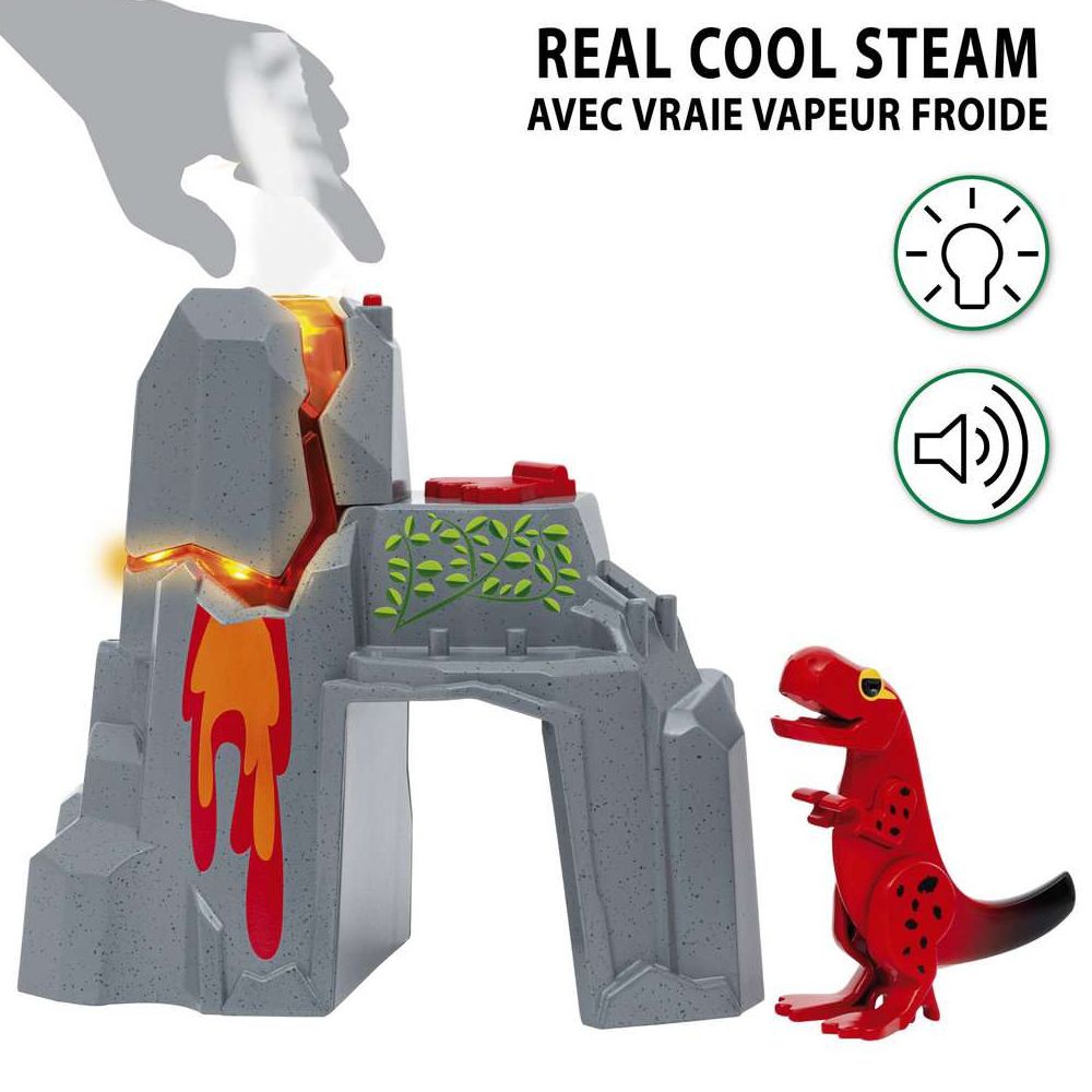 Volcan en éruption de dinosaures BRIO