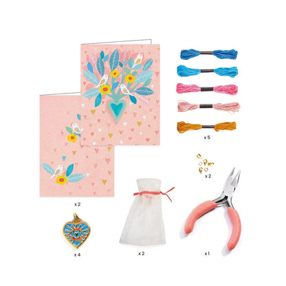 Bracelets d'amitié et coeurs Djeco VOUS &amp; MOI