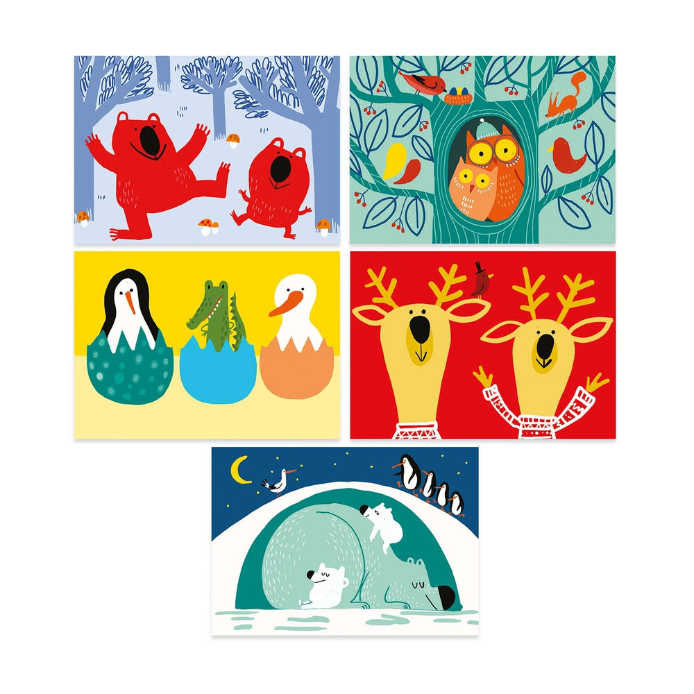 Tableaux à gratter Djeco découverte des animaux