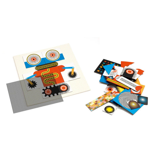 Robot optique cinéma Djeco, 58 pièces