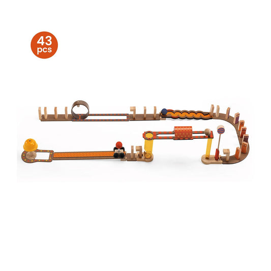 Djeco jeu de réaction en chaîne Zig &amp; Go Junior, 43 pièces