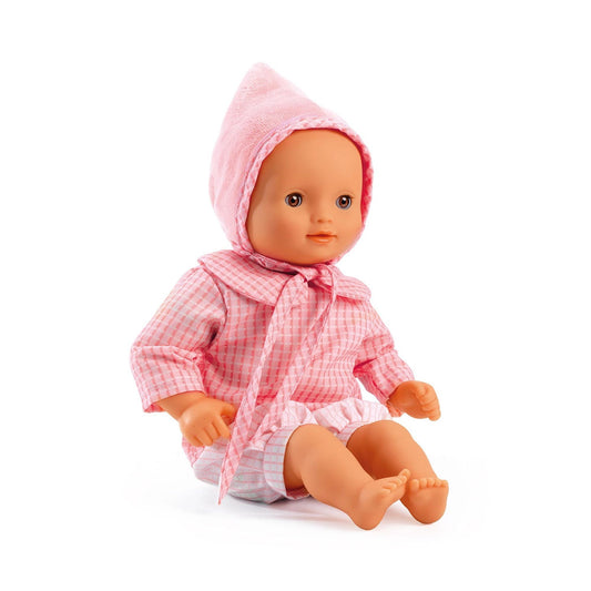 Djeco Pomea poupée rose, 32 cm