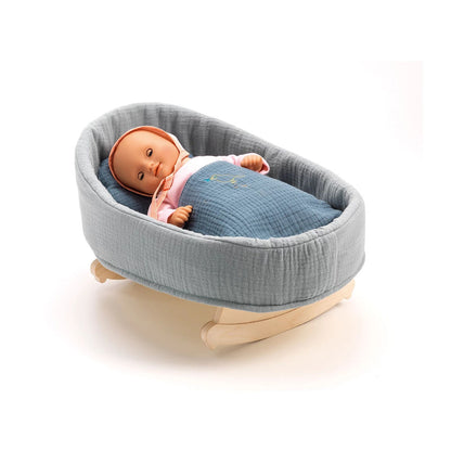 Djeco Pomea berceau à bascule Blue Dream