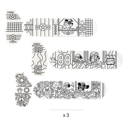 Djeco DIY - avions à colorier