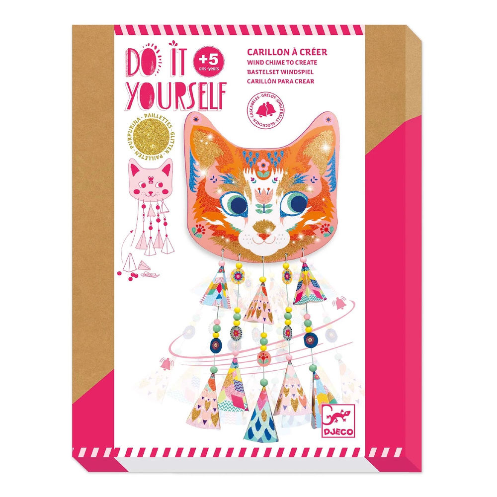 Djeco DIY - Wind chime cat