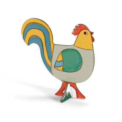 Djeco 3D building and painting set farm