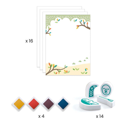 Djeco Stamps Surprising Animals