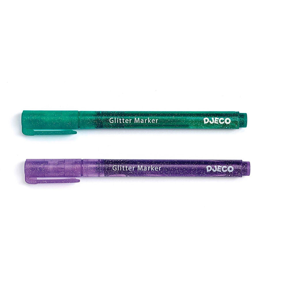 Djeco 6 Markers glitter