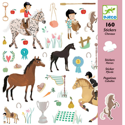 Djeco stickers chevaux