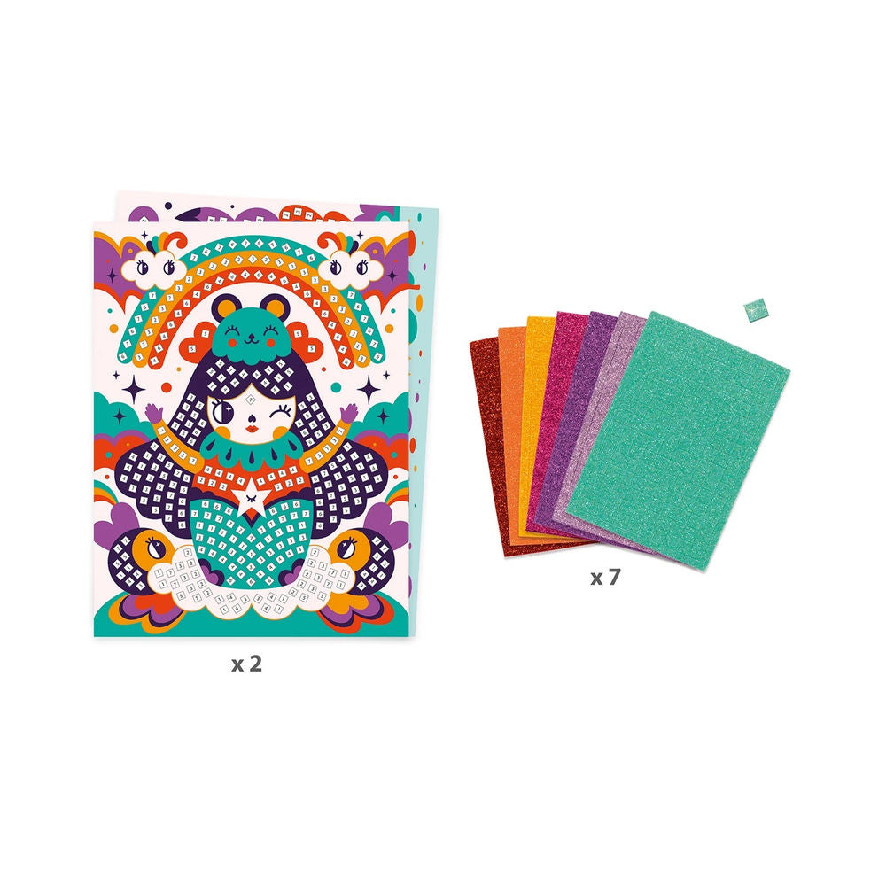 Djeco Mosaic Kokeshis