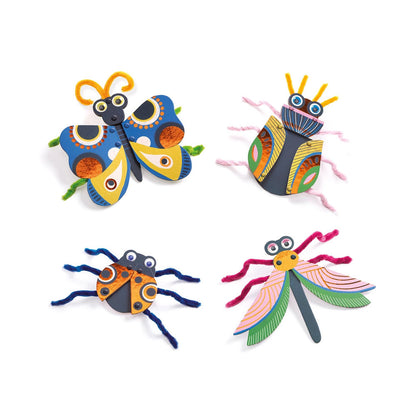 Djeco animal figures chenille wire