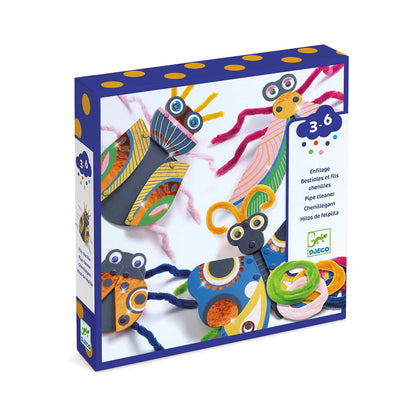 Djeco animal figures chenille wire