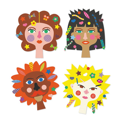 Djeco Stickers and Crafts Hairdresser