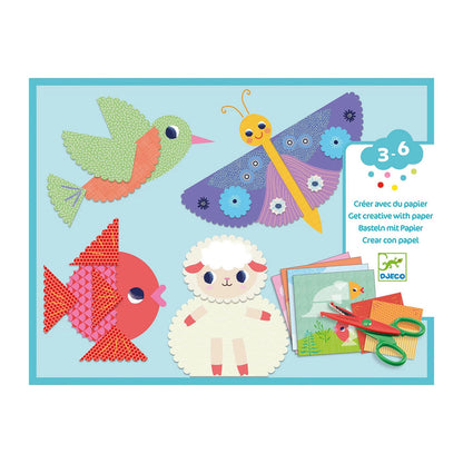 Djeco crafts with paper