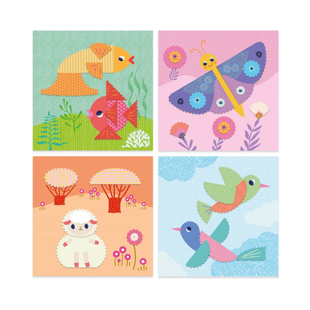 Djeco crafts with paper