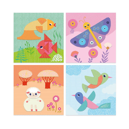 Djeco crafts with paper