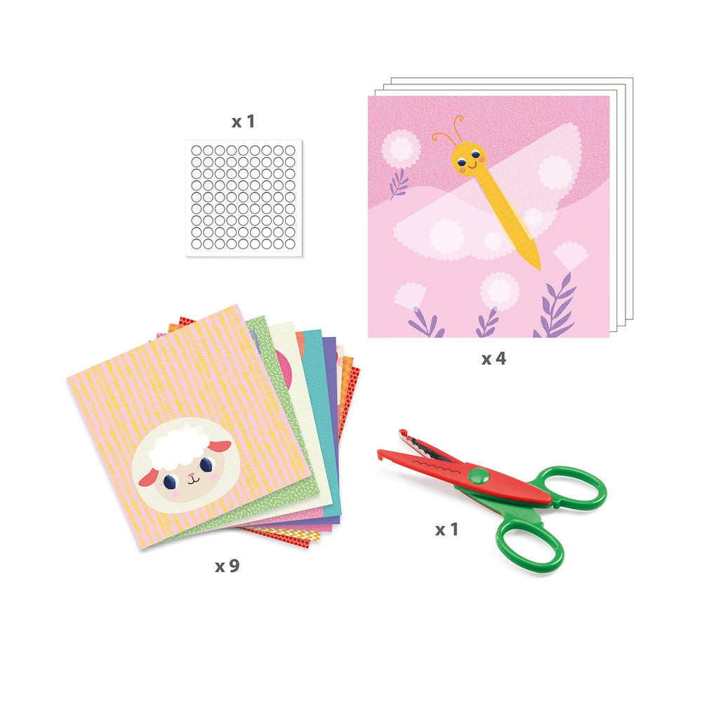 Djeco crafts with paper