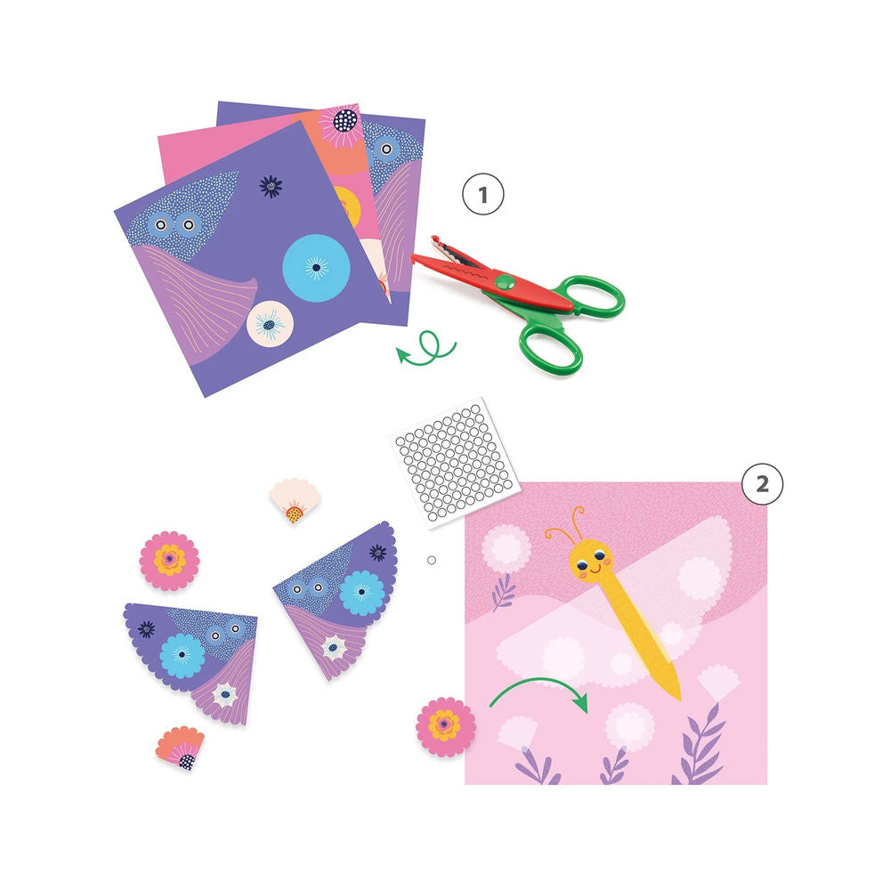 Djeco crafts with paper