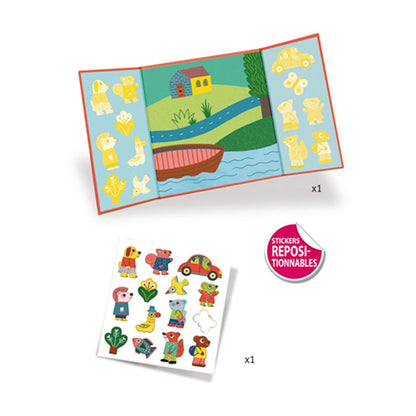 Djeco sticker images animaux