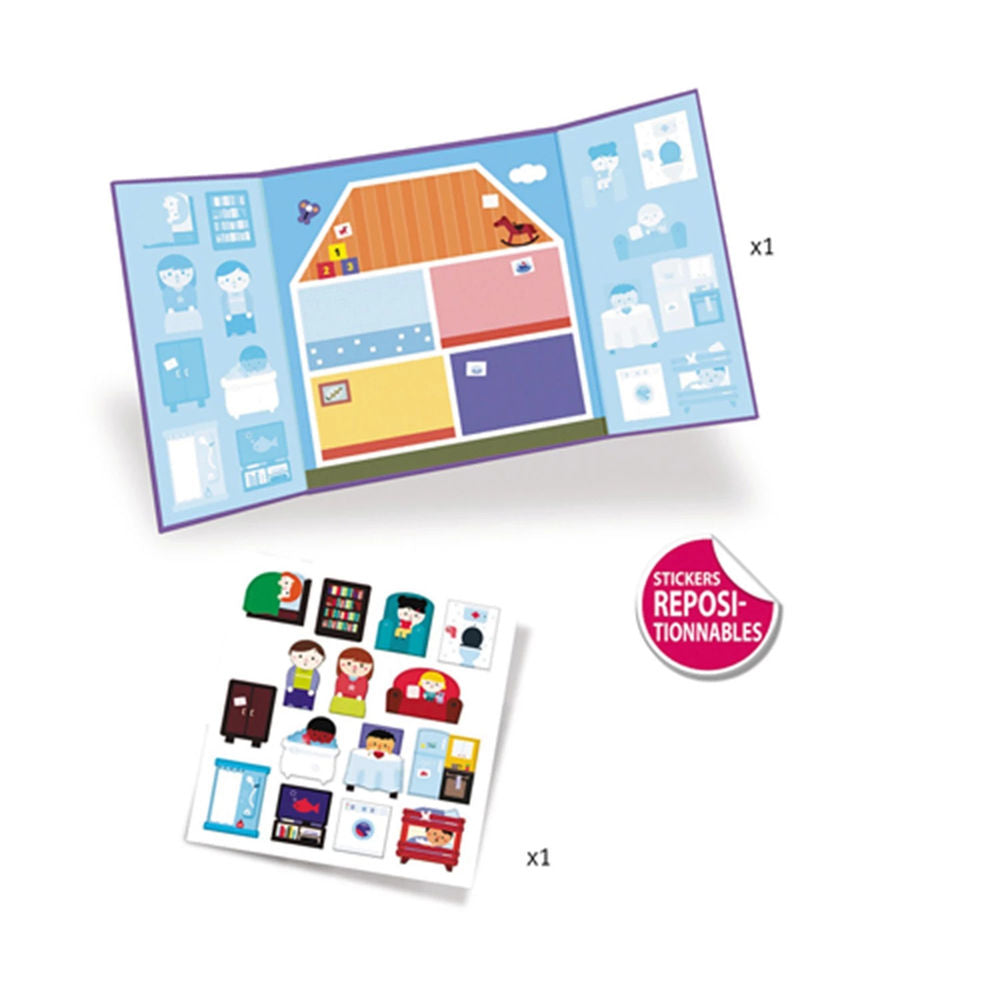 Djeco autocollants images maison