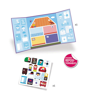 Djeco autocollants images maison