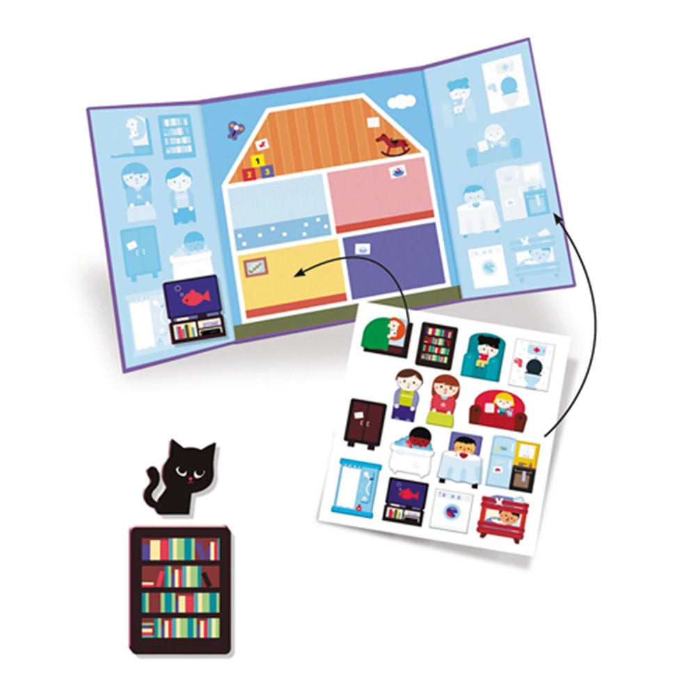 Djeco autocollants images maison