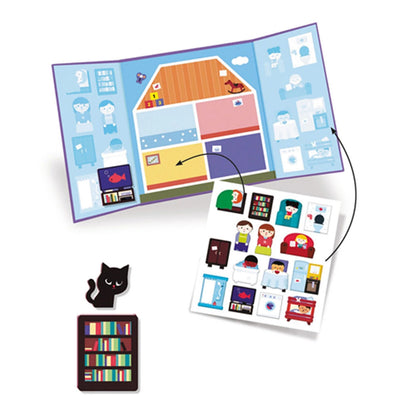 Djeco autocollants images maison