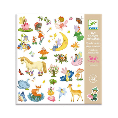 Djeco sticker fantaisie métallisé