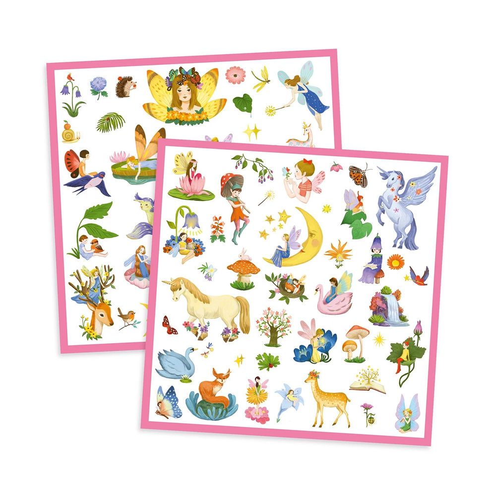 Djeco sticker fantaisie métallisé