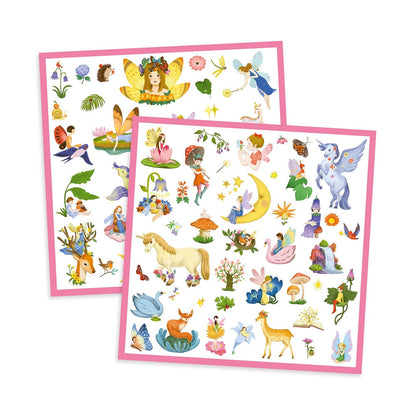 Djeco sticker fantaisie métallisé