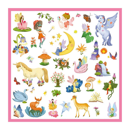 Djeco sticker fantaisie métallisé