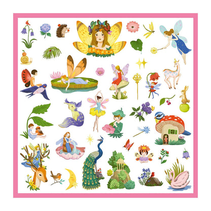 Djeco sticker fantaisie métallisé