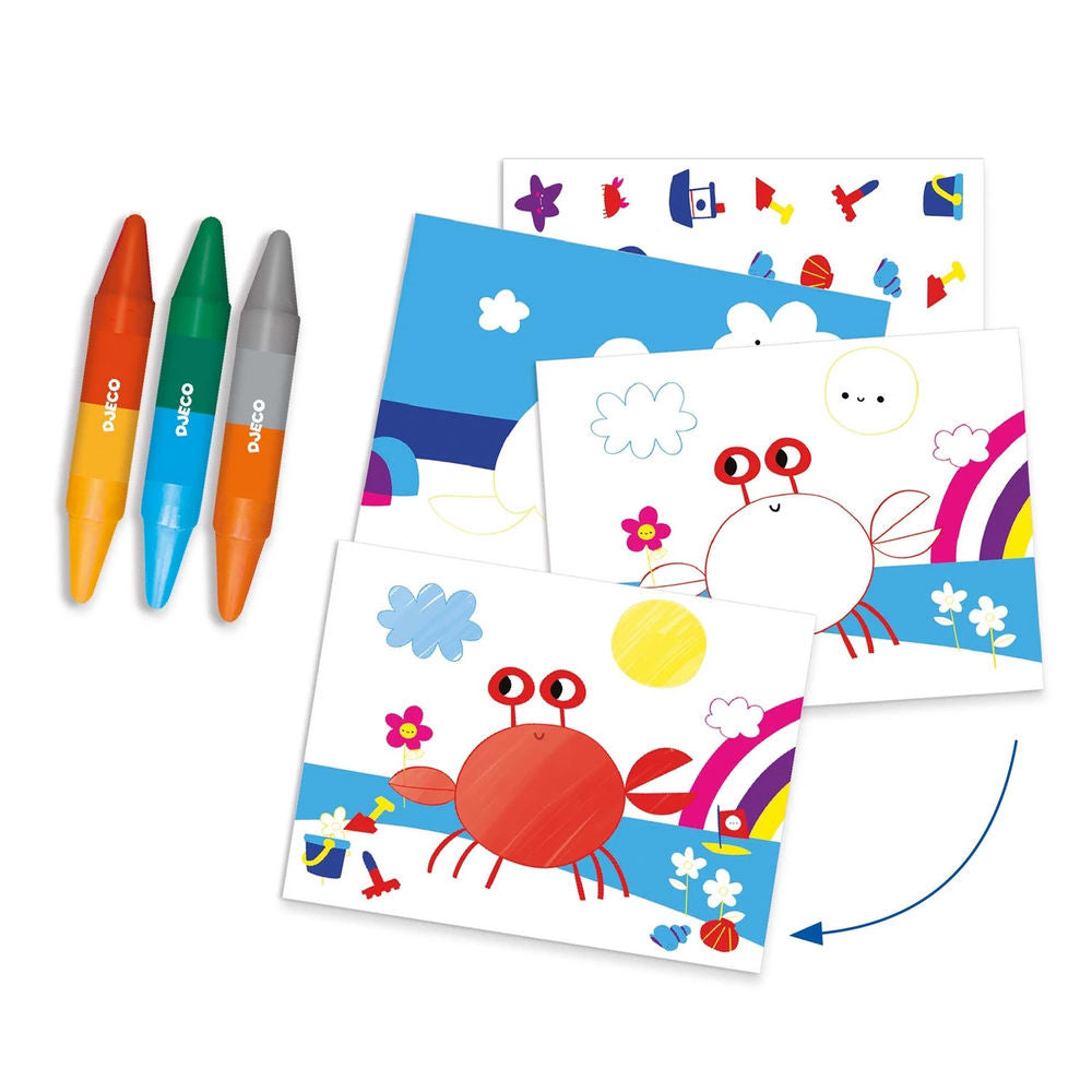 Djeco set créatif gourmandises au bord de la mer