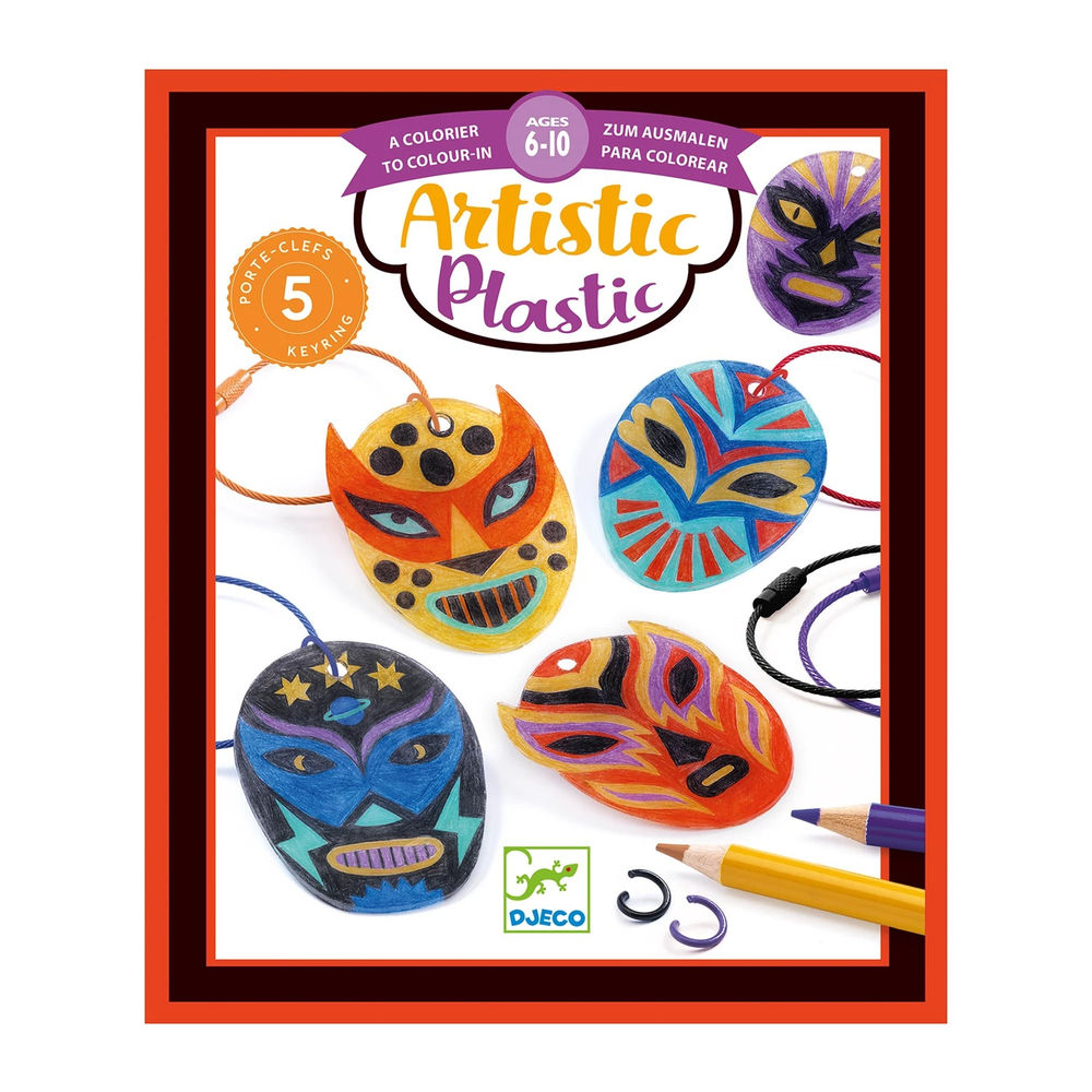 Djeco Artistic plastic Wrestler keychain
