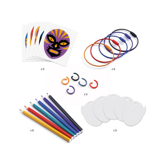 Djeco Artistic plastic Wrestler keychain