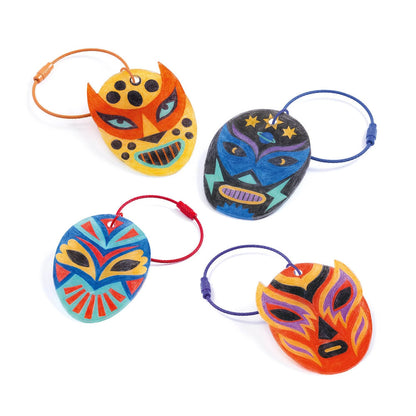 Djeco Artistic plastic Wrestler keychain