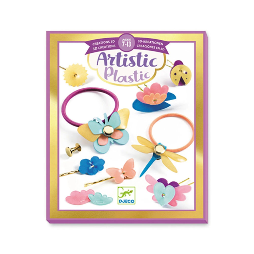 Djeco Artistic plastic hairdressing accessories
