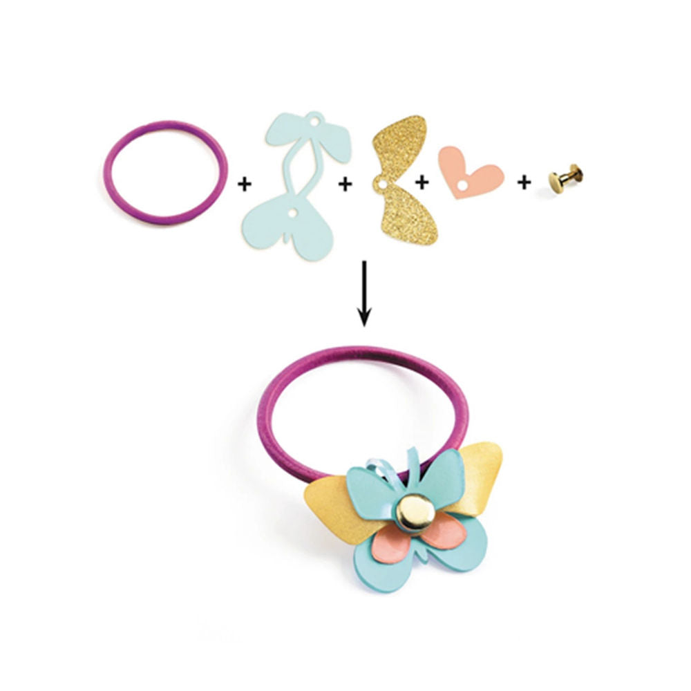 Djeco Artistic plastic hairdressing accessories