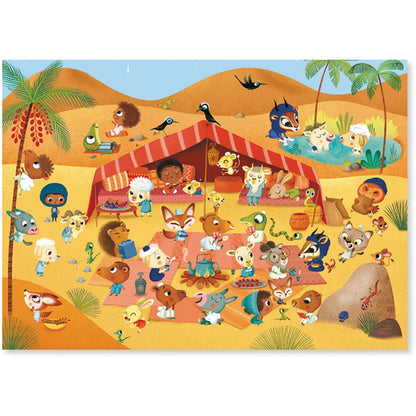 Djeco decals - savannah, desert, north pole