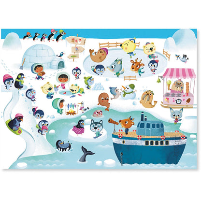 Djeco decals - savannah, desert, north pole