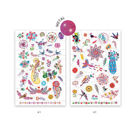 Djeco Tattoos Glowing Birds