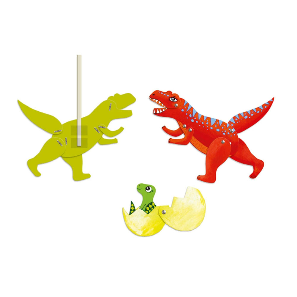 Sauts avec écart Djeco pour colorier les dinosaures